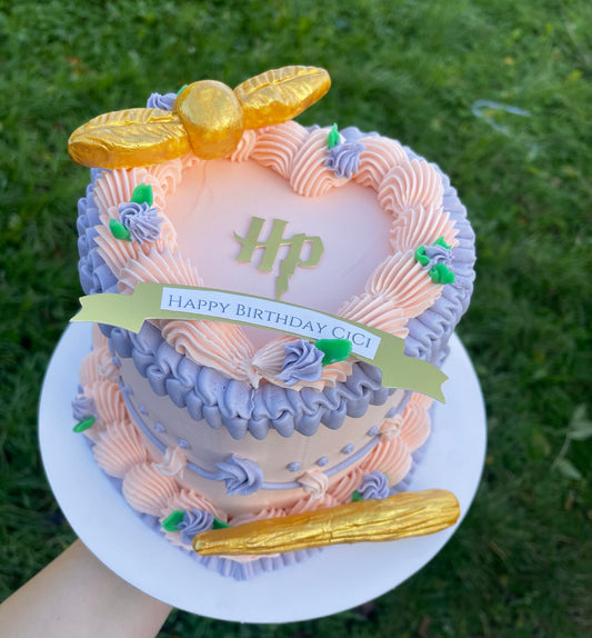 Vintage & Buttercream cake