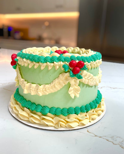 Vintage & Buttercream cake