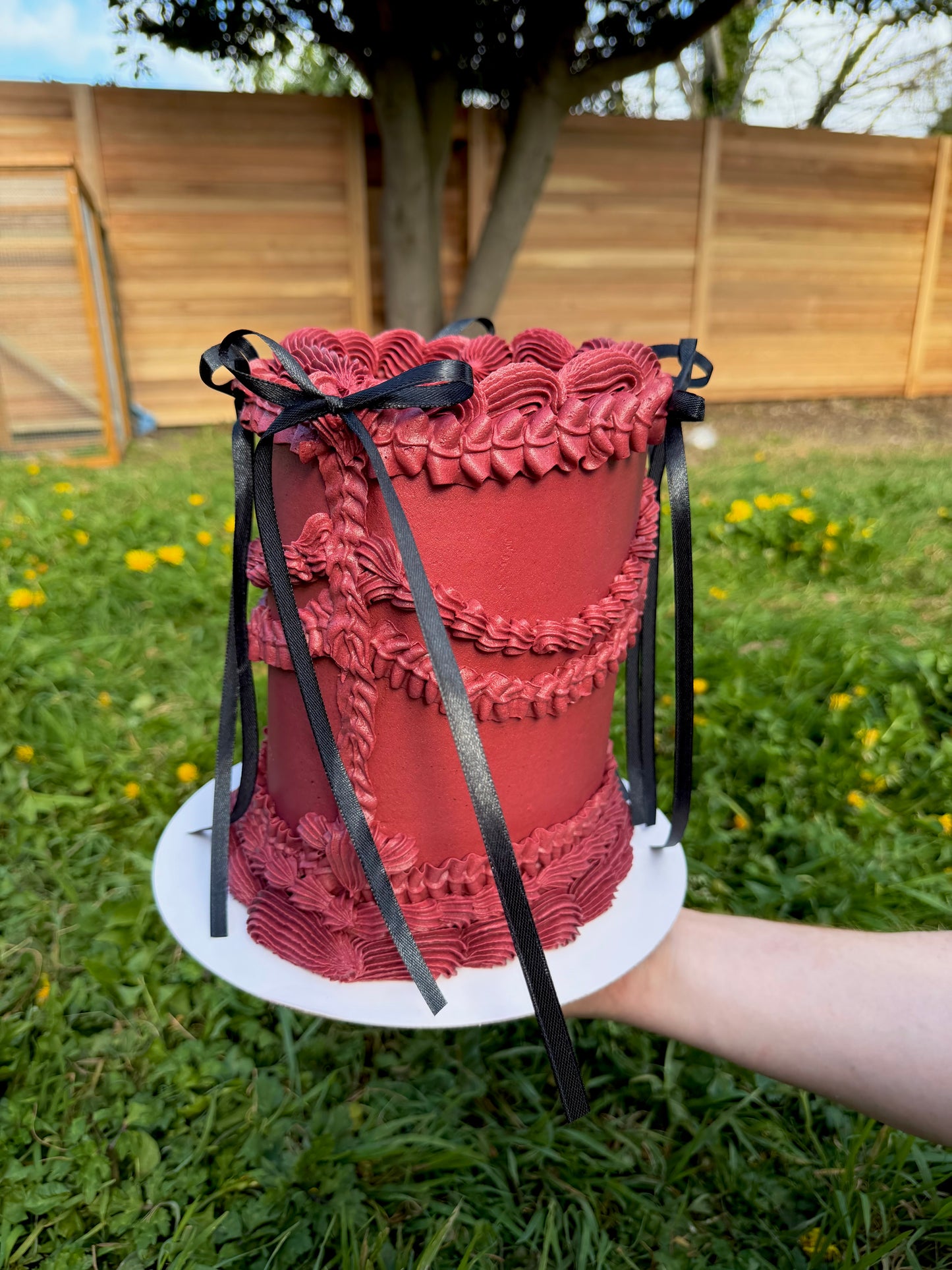 Vintage & Buttercream cake